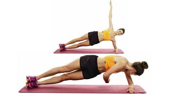Side plank huy động được rất nhiều nhóm cơ