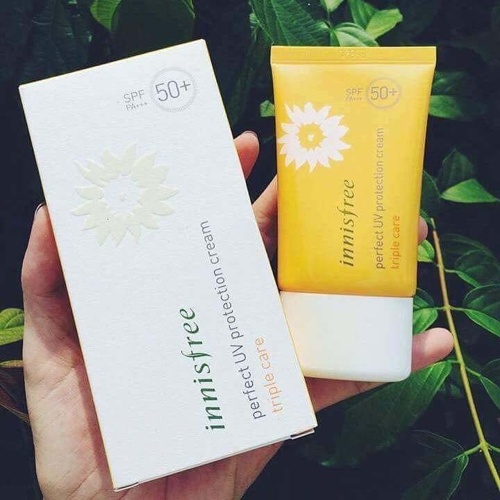 Kem chống nắng INNISFREE NO SEBURN Daily UV Protection.