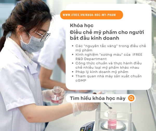 khóa học mỹ phẩm thực chiến