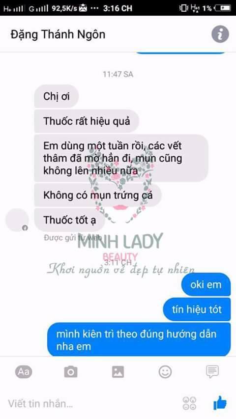 Description: REVIEW KEM TRỊ MỤN MINH LADY