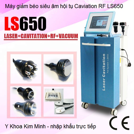 Máy giảm béo siêu âm hội tụ công nghệ laser Caviation RF LS650 Y Khoa Kim Minh