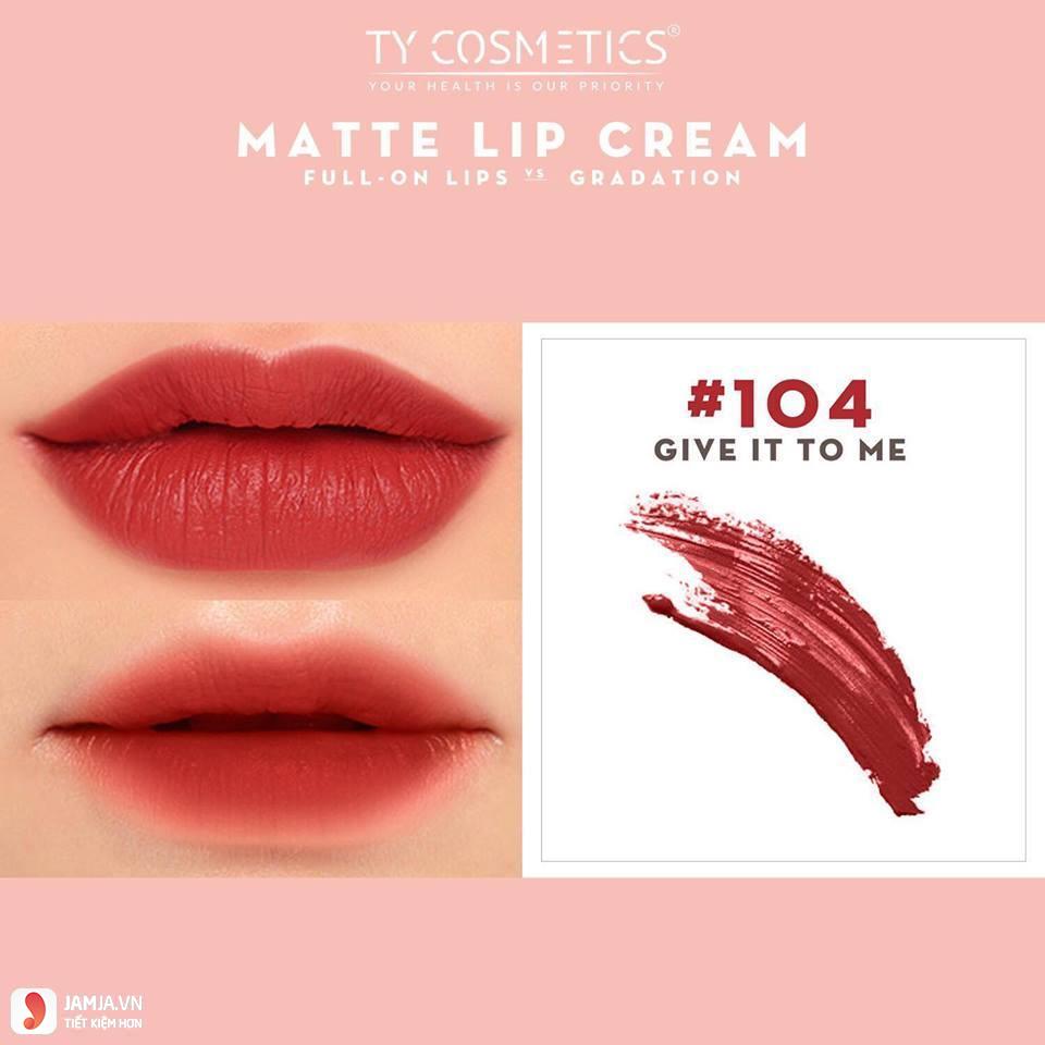 Ty Cosmetics Matte Lip Cream Give It To Me