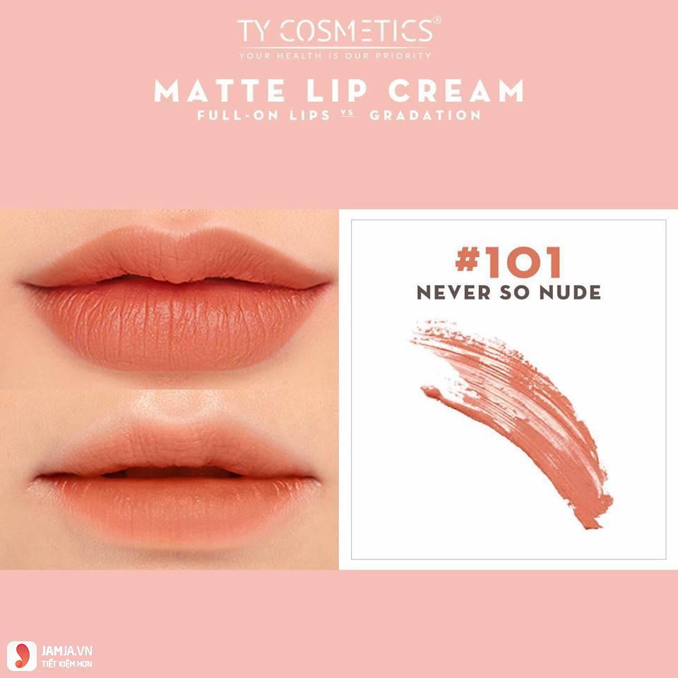 Ty Cosmetics Matte Lip Cream Never So Nude