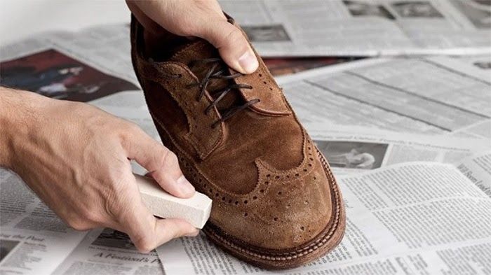 Cách chăm sóc giày da lộn - Hình 1