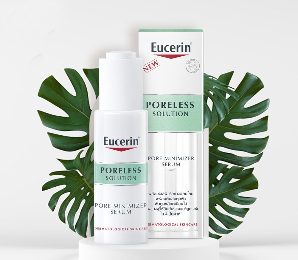 Eucerin Poreless Solution Pore Minimizer Serum - Review top 7 sản phẩm AHA hot nhất