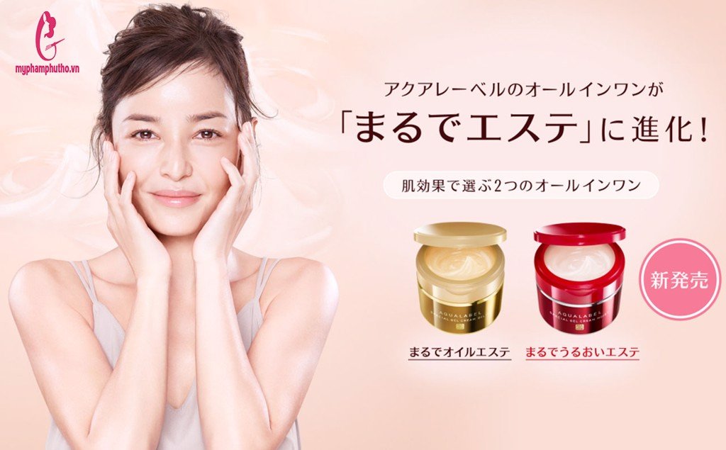 hướng dẫn sử dụng kem shiseido aqualabel 5 trong 1