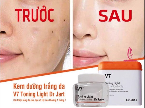 Hướng dẫn cách sử dụng kem V7 Toning Light Dr.Jart+