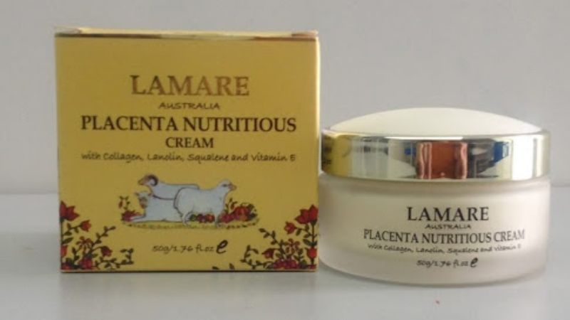 Kem Trắng Da Nhau Thai Cừu Úc Lamare Cream 100g