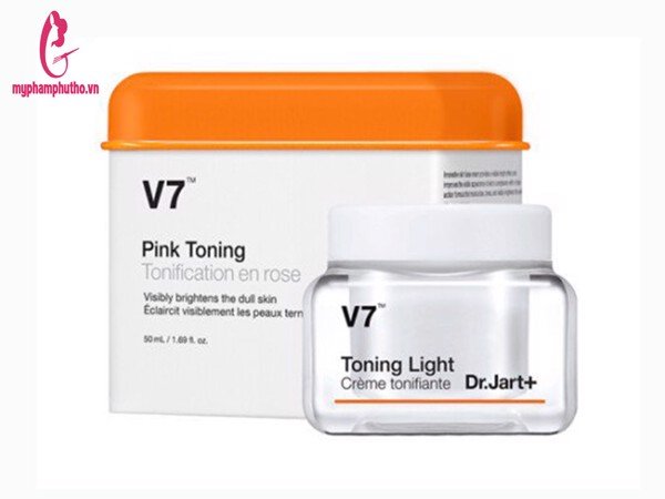 kem dưỡng trắng v7 toning ligth mẫu mới hộp vuông