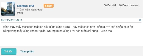 máy massage mặt Notime