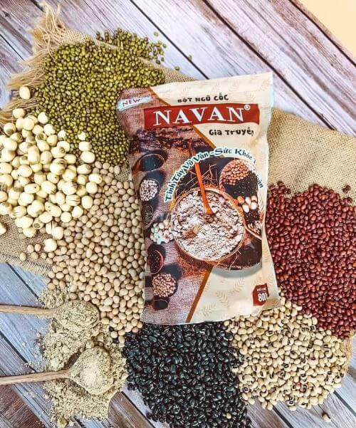 Ngũ cốc gia truyền Navan được làm từ các loại hạt tự nhiên không biến đổi gen