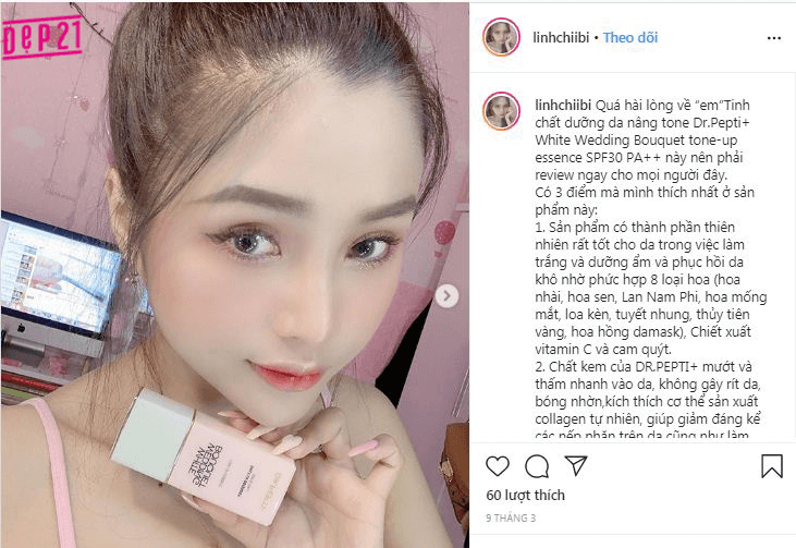 review sữa rửa mặt dr.pepti+