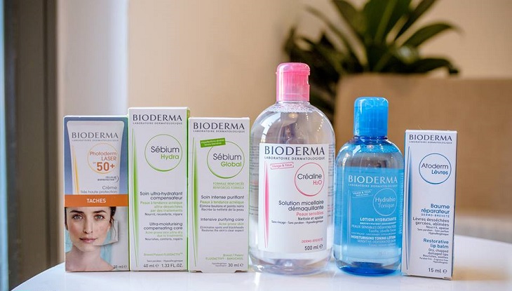 Bộ sản phẩm chăm sóc da mụn Bioderma nổi tiếng trên thị trường