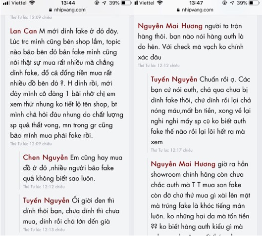 shop mỹ phẩm bán hàng fake