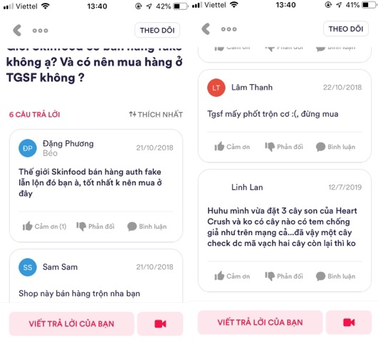 shop mỹ phẩm bán hàng fake, hàng giả
