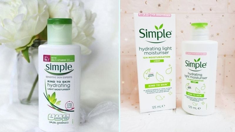 Kem dưỡng ẩm Simple Kind To Skin Hydrating Light Moisturiser