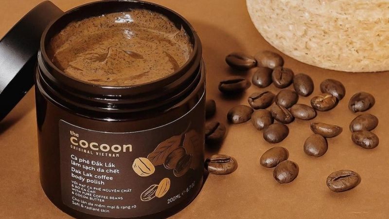 Tẩy Tế Bào Chết Body Cà Phê Đắk Lắk Cocoon từ cà phê nguyên chất