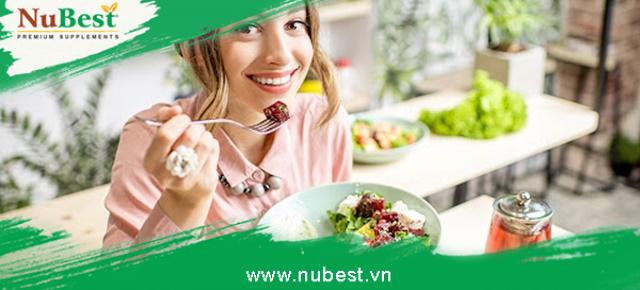 Một chế độ ăn uống lành mạnh cũng tác động đến làn da của bạn