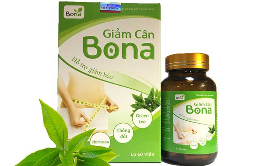 Viên uống giảm cân thảo dược Bona dùng cho nam và nữ