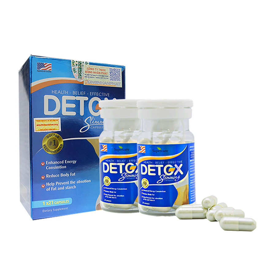 Detox Slimming Capsule là loại thực phẩm chức năng dạng viên giảm cân nhập khẩu trực tiếp tại Mỹ