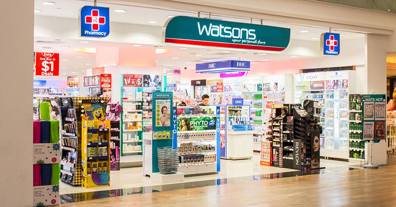 Watsons là một trang web bán mỹ phẩm chính hãng uy tín nổi tiếng tại khu vực châu Á với hơn 1500 quầy thuốc và 7200 cửa hàng chất lượng cực "xịn sò"