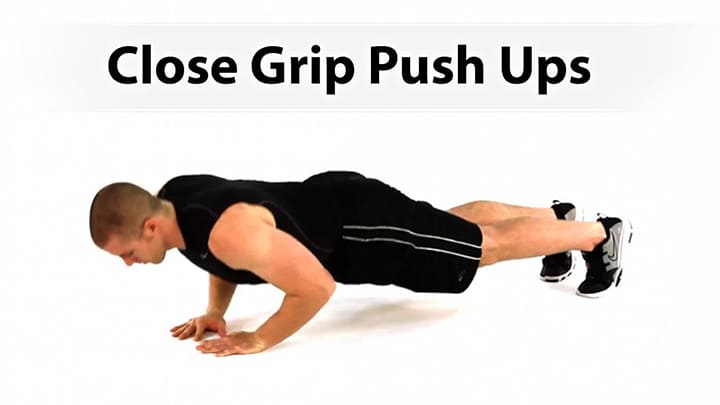 Close-Grip Push-Ups là bài tập hít đất nâng cao
