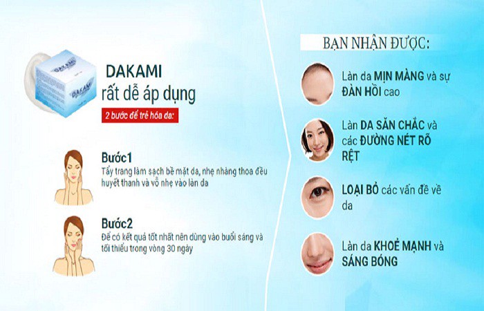 Cách sử dụng kem Dakami hiệu quả 