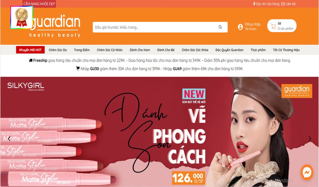 Chuỗi Cửa Hàng Mỹ Phẩm Guardian Toàn Quốc 2021