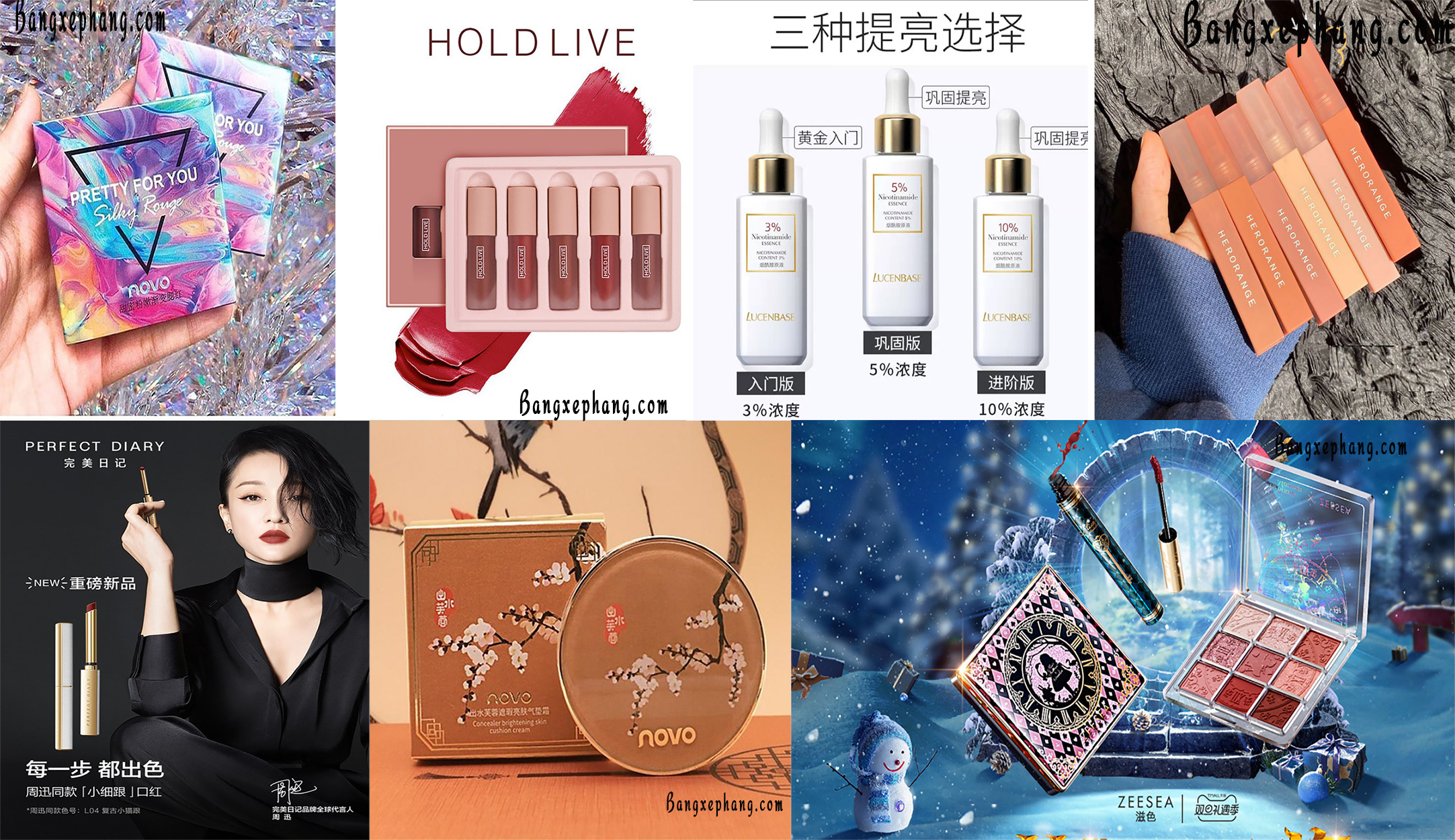 thương hiệu mỹ phẩm nội địa Trung