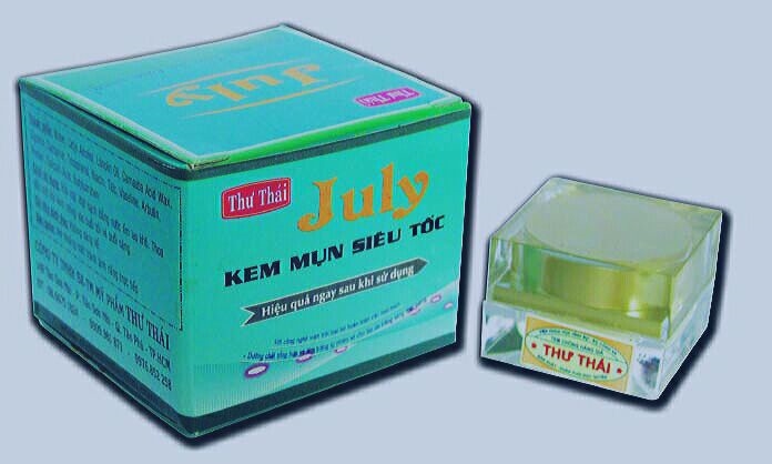 Kem trị mụn siêu tốc july tinh chất trà xanh của Thư Thái tại tphcm - 01