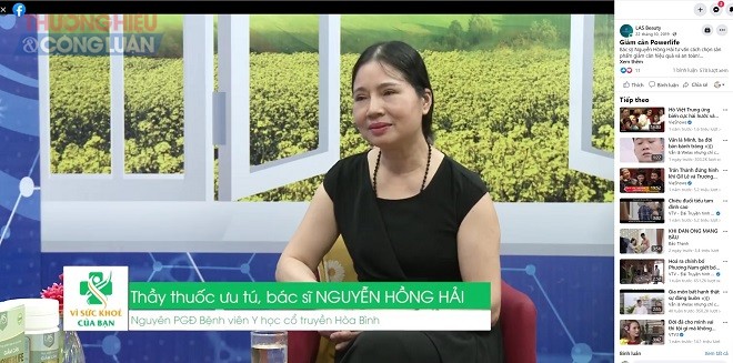 thầy thuốc ưu tú, bác sĩ Nguyễn Hồng Hải, Nguyên Phó Giám đốc Bệnh viện Y học Cổ truyền Hòa Bình