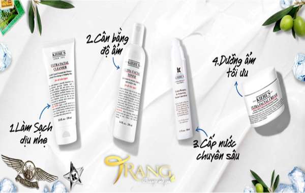 Các bước skincare của Kiehl’s