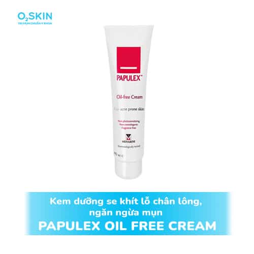 Kem dưỡng se khít lỗ chân lông, ngăn ngừa mụn Papulex Oil Free Cream
