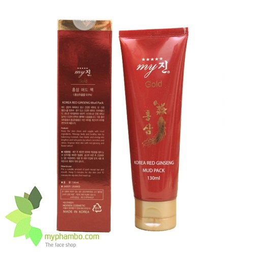 Mat na bun Hong Sam My Gold Mud pack - Han Quoc (1)
