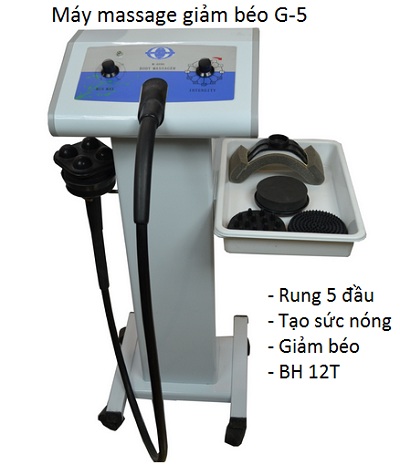 Máy masasge bụng rung 5 đầu G-5, máy massage rung Vibrating - Y Khoa Kim Minh