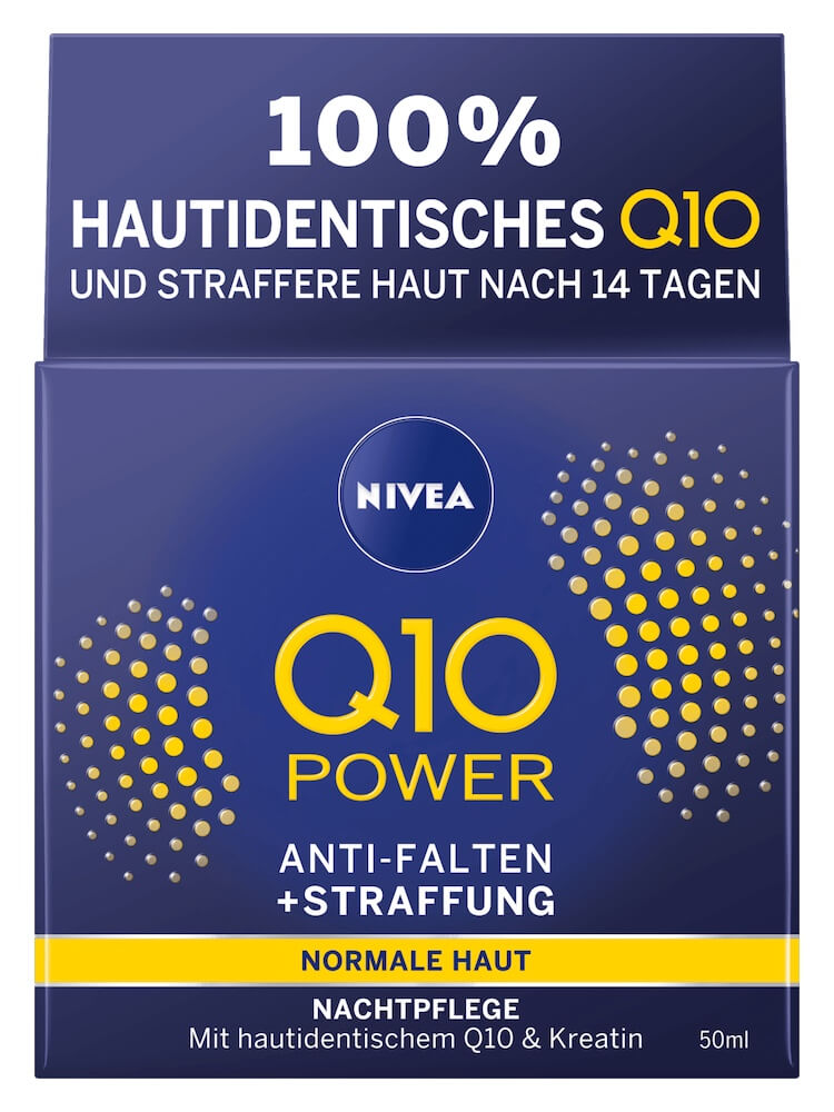 Kem dưỡng da Nivea Q10 Power Anti Falten Nachtpflege, 50ml
