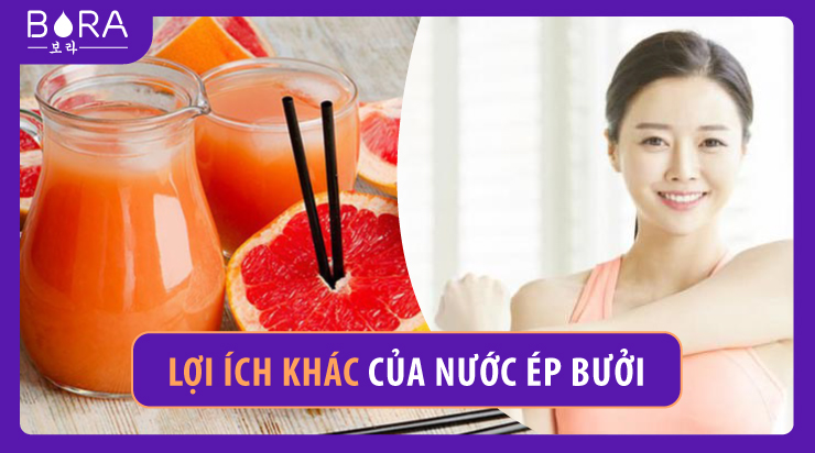 Công dụng khác của nước ép bưởi