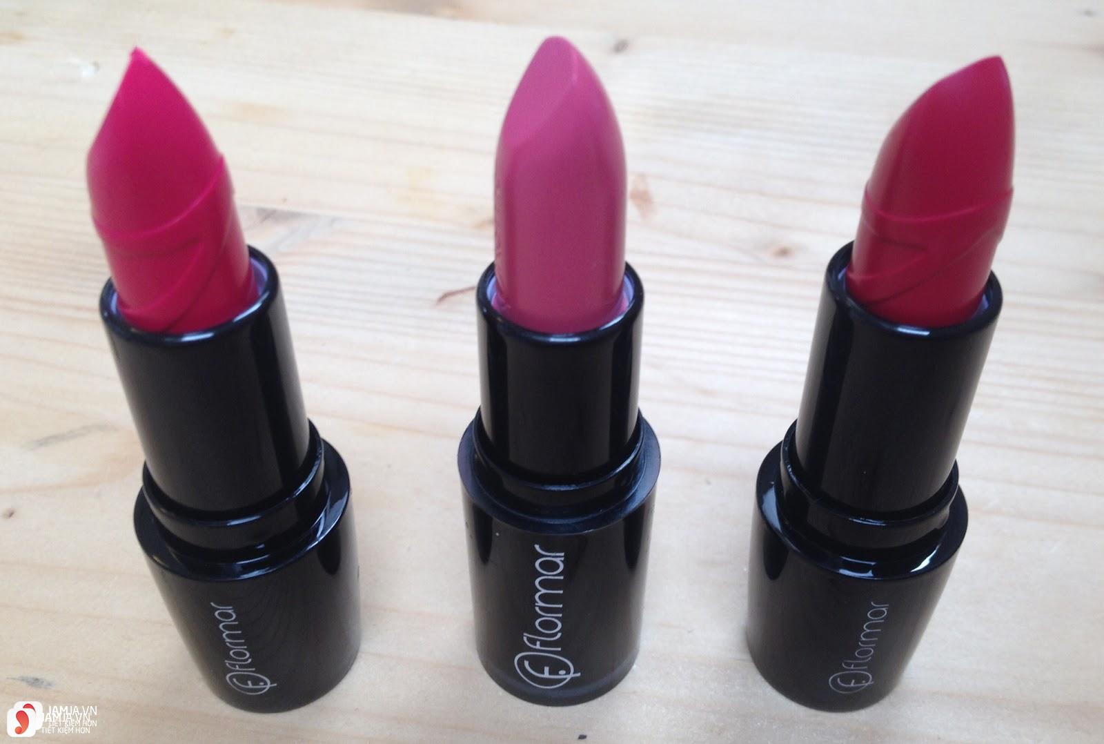 Review dòng son Flormar Long Wearing Lipstick 3