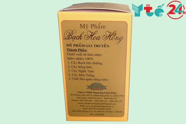 Thành phần của Bạch Hoa Hồng