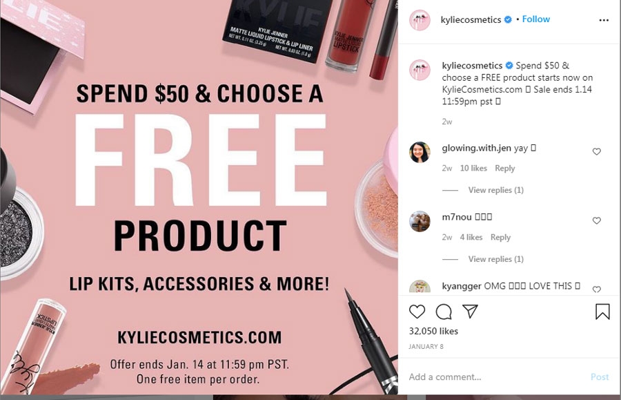 Bí mật thành công của thương hiệu Kylie Cosmetics - KYLIE JENNER