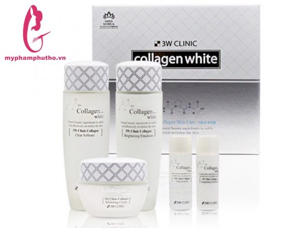 Bộ dưỡng 3W Clinic Collagen White Mua ở Đâu