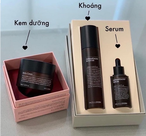 bộ 3 sản phẩm incellderm