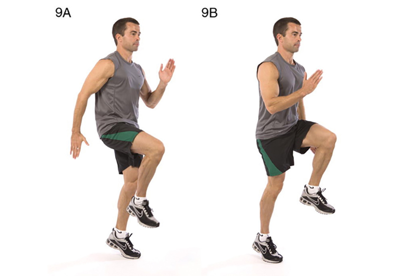 Bài tập chạy gót chạm mông