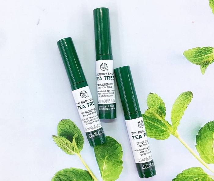 Kem trị thâm mụn The Body Shop Tea Tree Targeted Gel