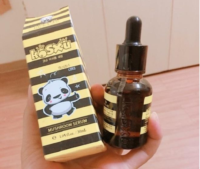 chai và hộp serum Kosxu
