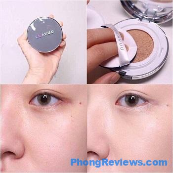 Cushion Klavuu màu xanh