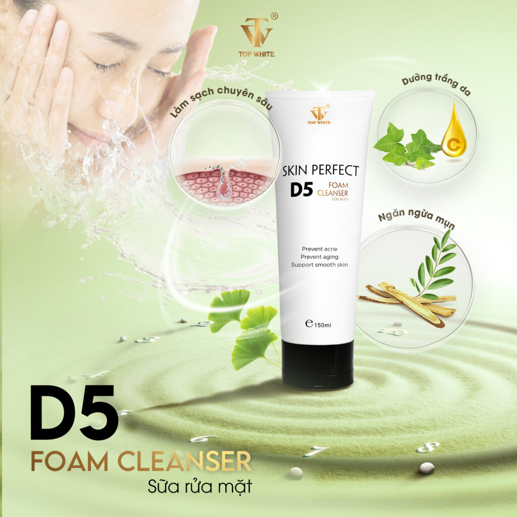 Sữa rửa mặt ngăn ngừa mụn Skin Perfect D5