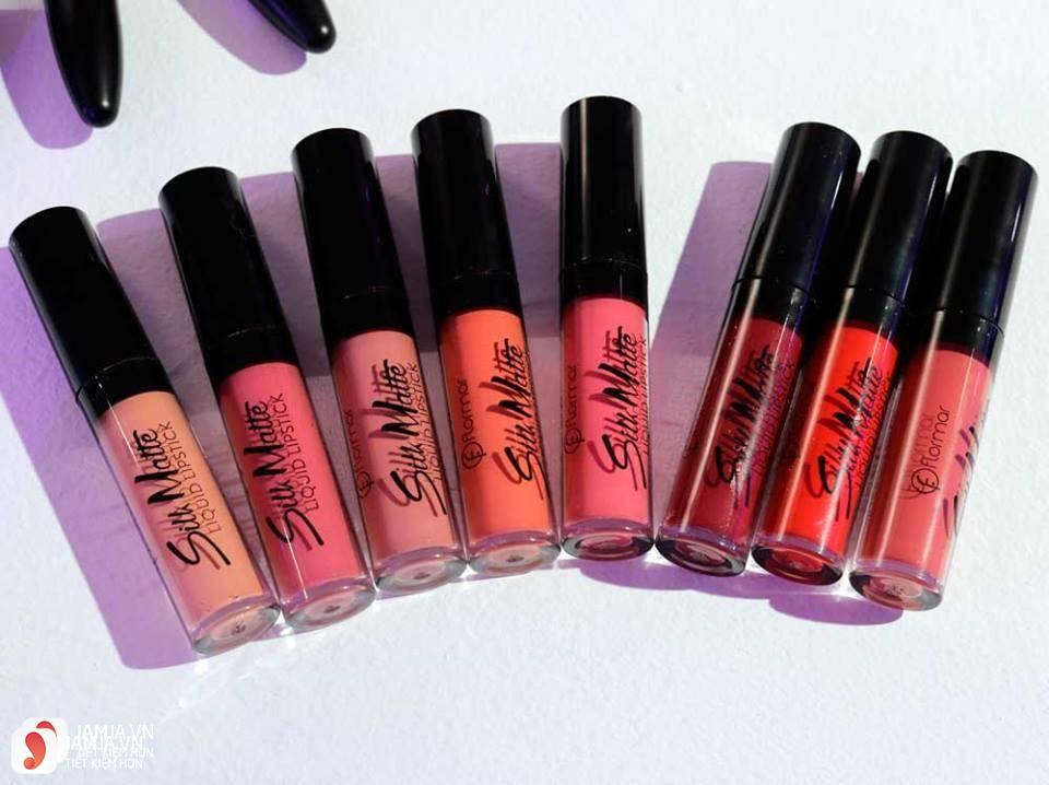 độ bám son Flormar Silk Matte Liquid Lipstick