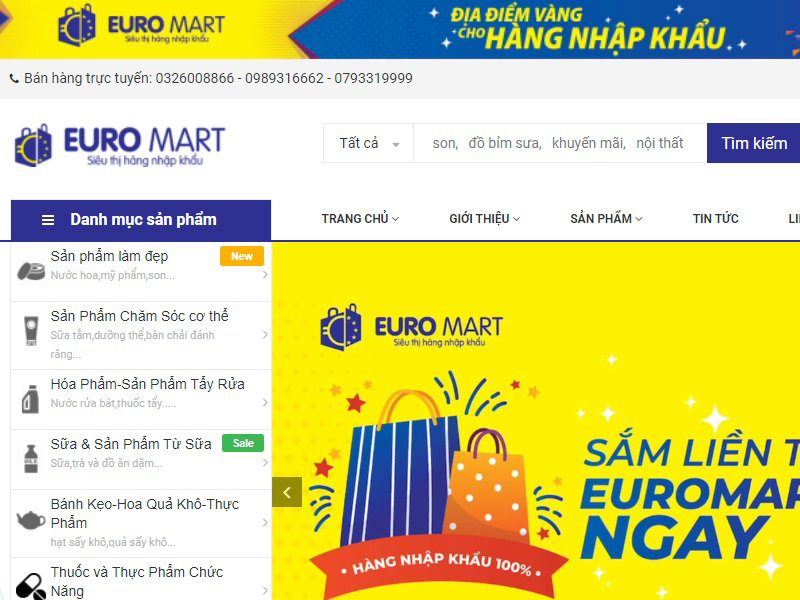 Euro Mart - mua thực phẩm chức năng ở đâu uy tín hà nội