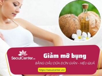 giảm mỡ bụng bằng dầu dừa